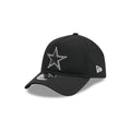 Dallas Cowboys Black 9FORTY APEX Snapback Hat