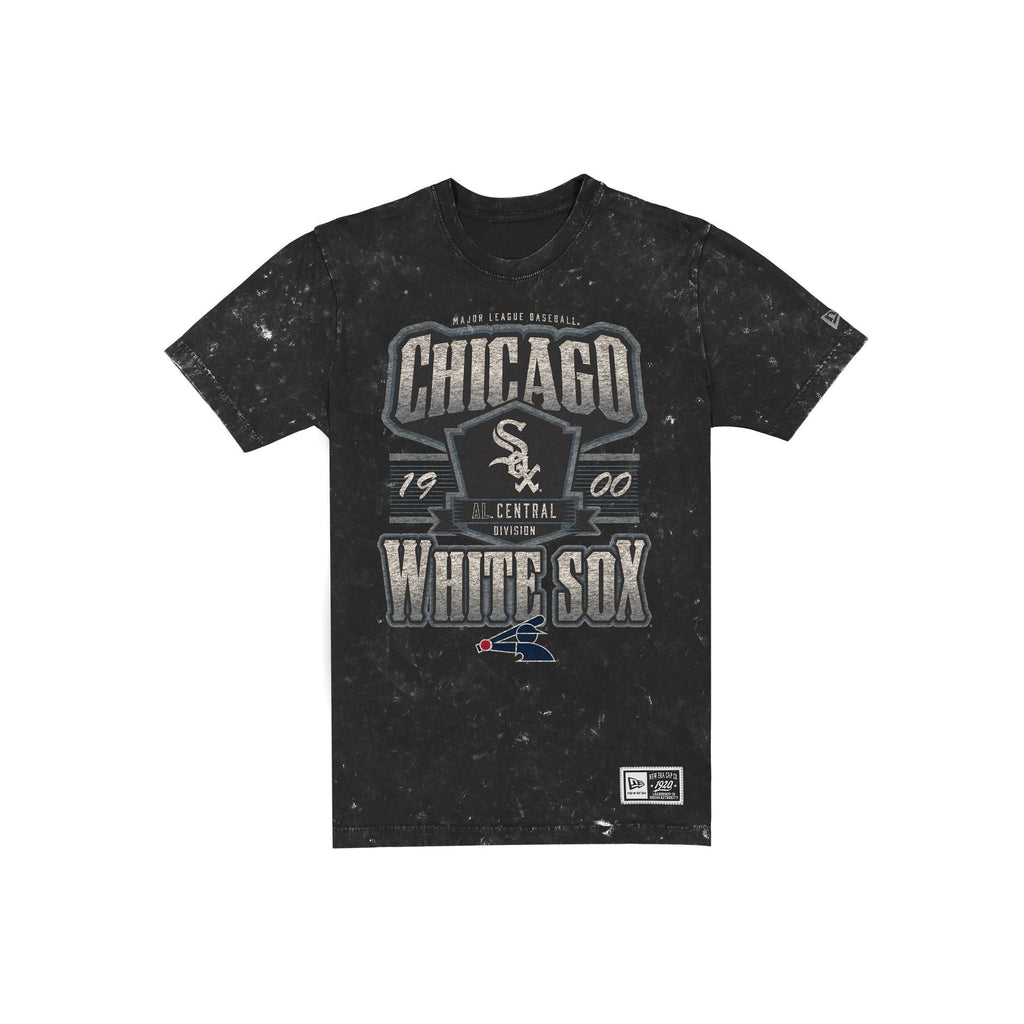 Chicago White Sox Throwback Washed Graphic Black T-Shirt