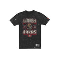 San Francisco 49ers Throwback Washed Graphic Black T-Shirt