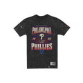 Philadelphia Phillies Throwback Washed Graphic Black T-Shirt