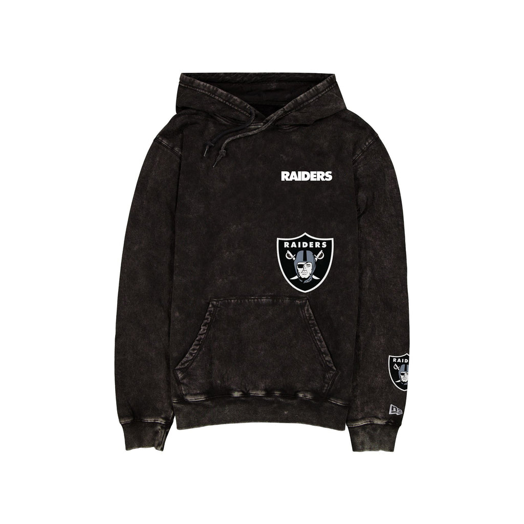 Las Vegas Raiders Logo Washed Black Hoodie