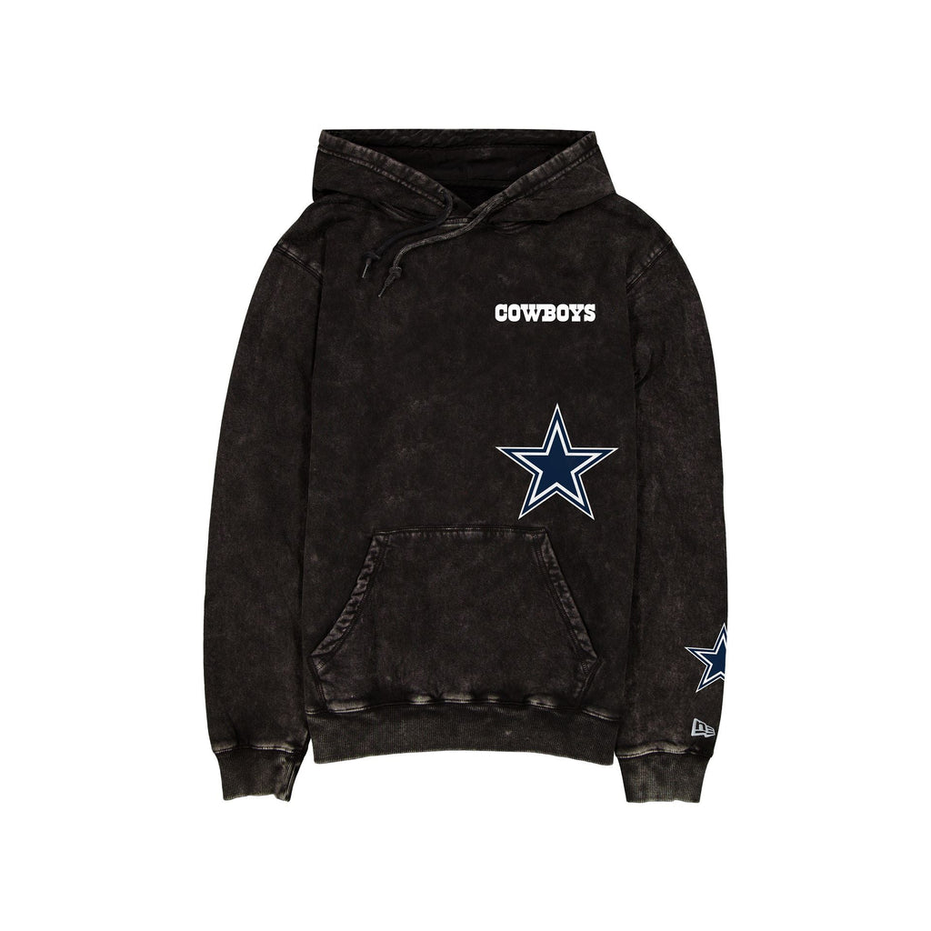 Dallas Cowboys Logo Washed Black Hoodie