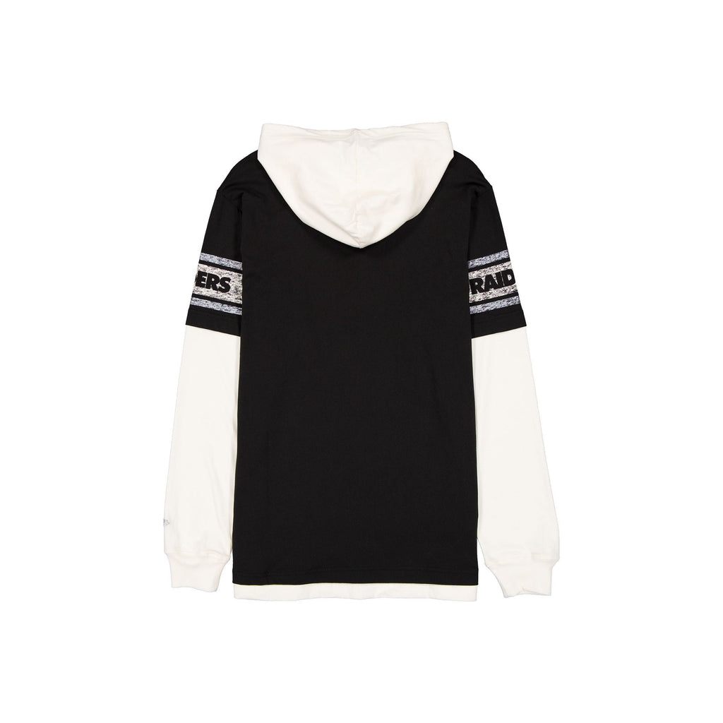 Las Vegas Raiders Throwback Chrome Twofer Hoodie