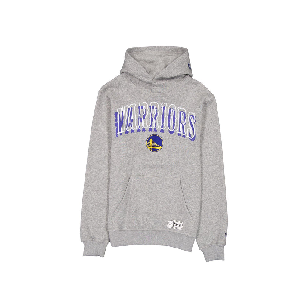 Golden State Warriors Heather Gray Varsity Hoodie