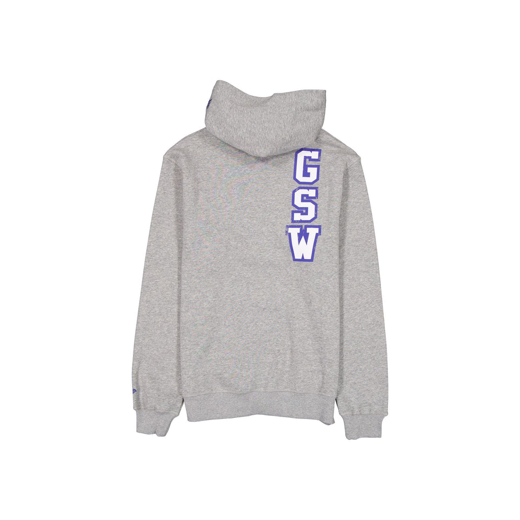 Golden State Warriors Heather Gray Varsity Hoodie