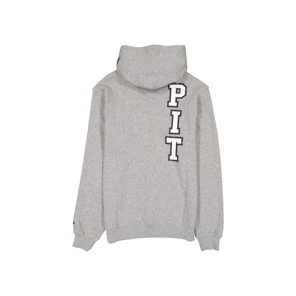 Pittsburgh Steelers Heather Gray Varsity Hoodie