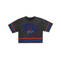 Buffalo Bills Women's Vintage Stripe Cropped T-Shirt