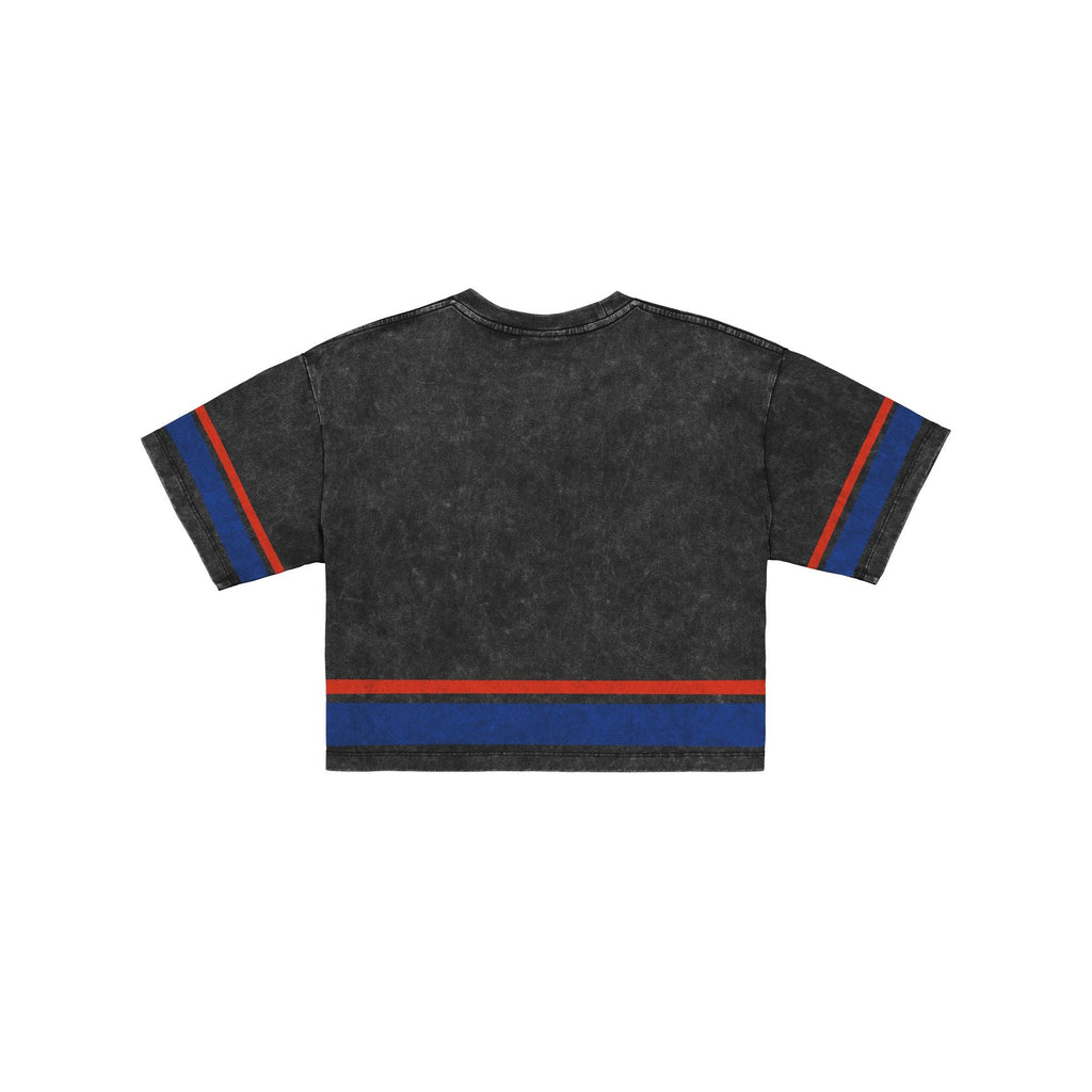 Buffalo Bills Women's Vintage Stripe Cropped T-Shirt