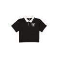 Las Vegas Raiders Women's Cropped Black Polo