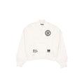 Las Vegas Raiders Women's Chrome White Quarter Zip