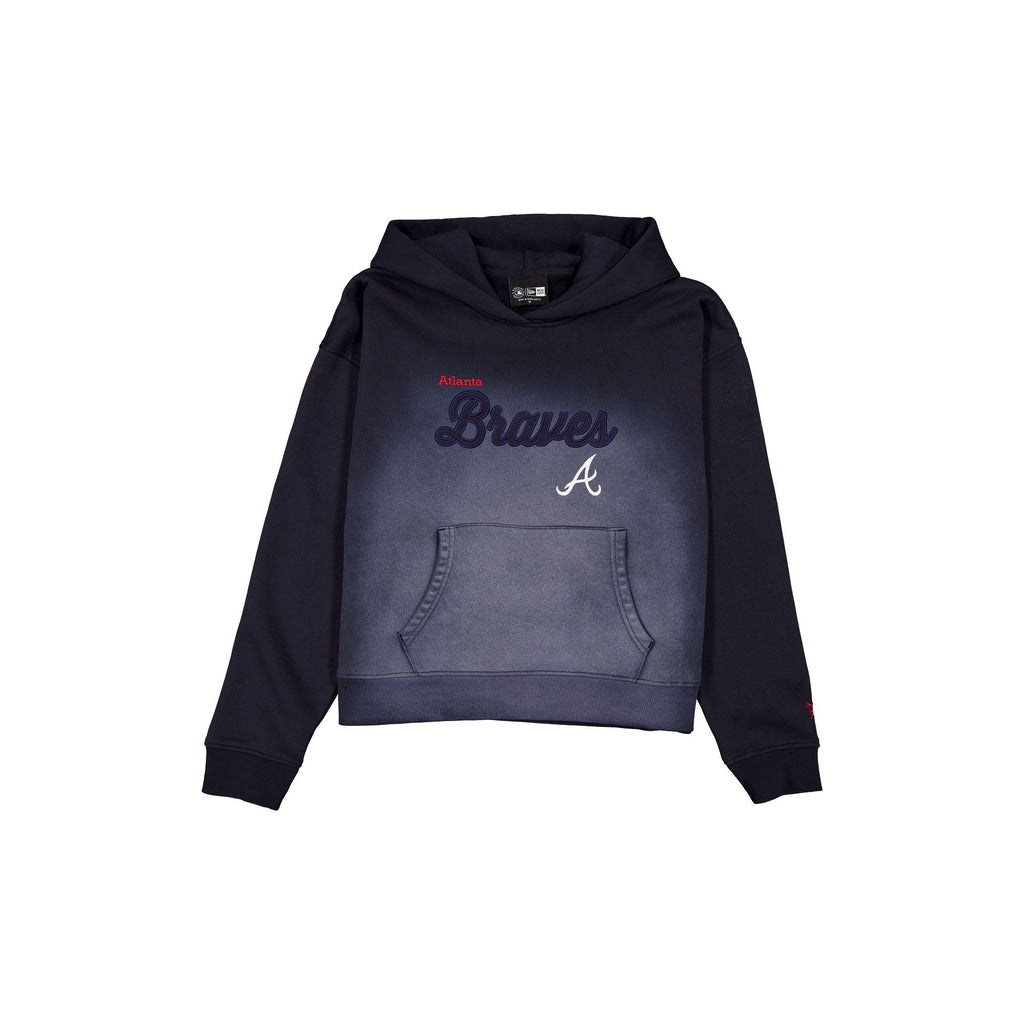 Atlanta Braves Women's Washed Cropped Hoodie