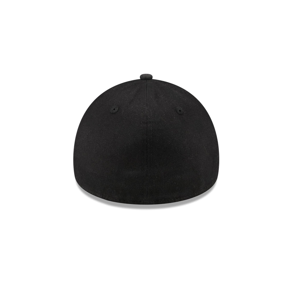 Golden State Warriors Waxed Canvas Black 59FORTY A-Frame Fitted Hat