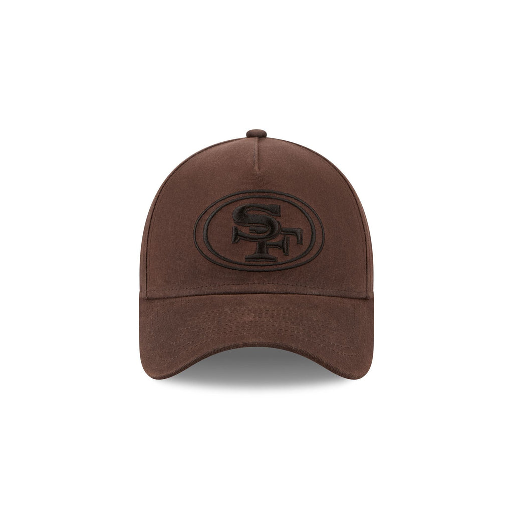 San Francisco 49ers Waxed Canvas Brown 59FORTY A-Frame Fitted Hat