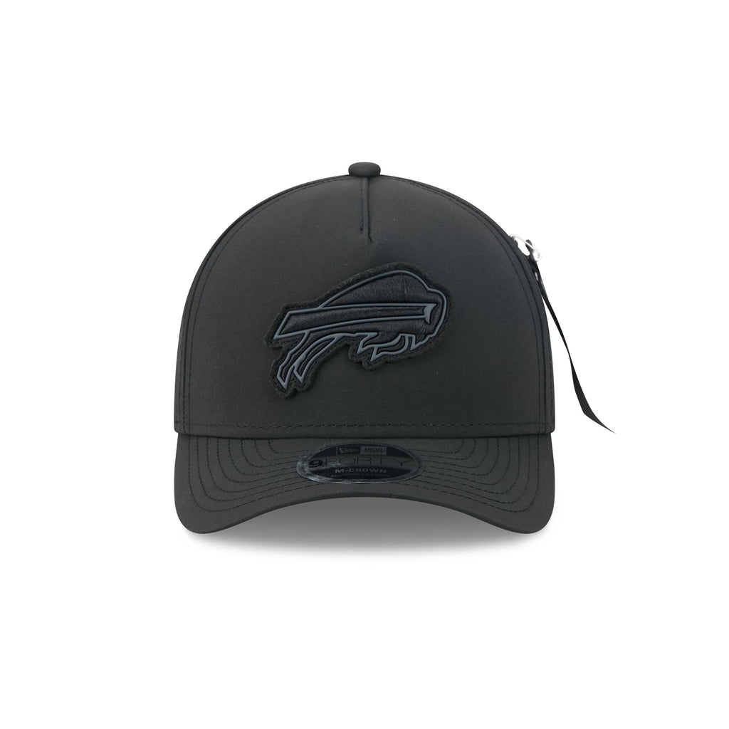 Alpha Industries x Buffalo Bills Nylon Black 9FORTY M-Crown A-Frame Snapback Hat