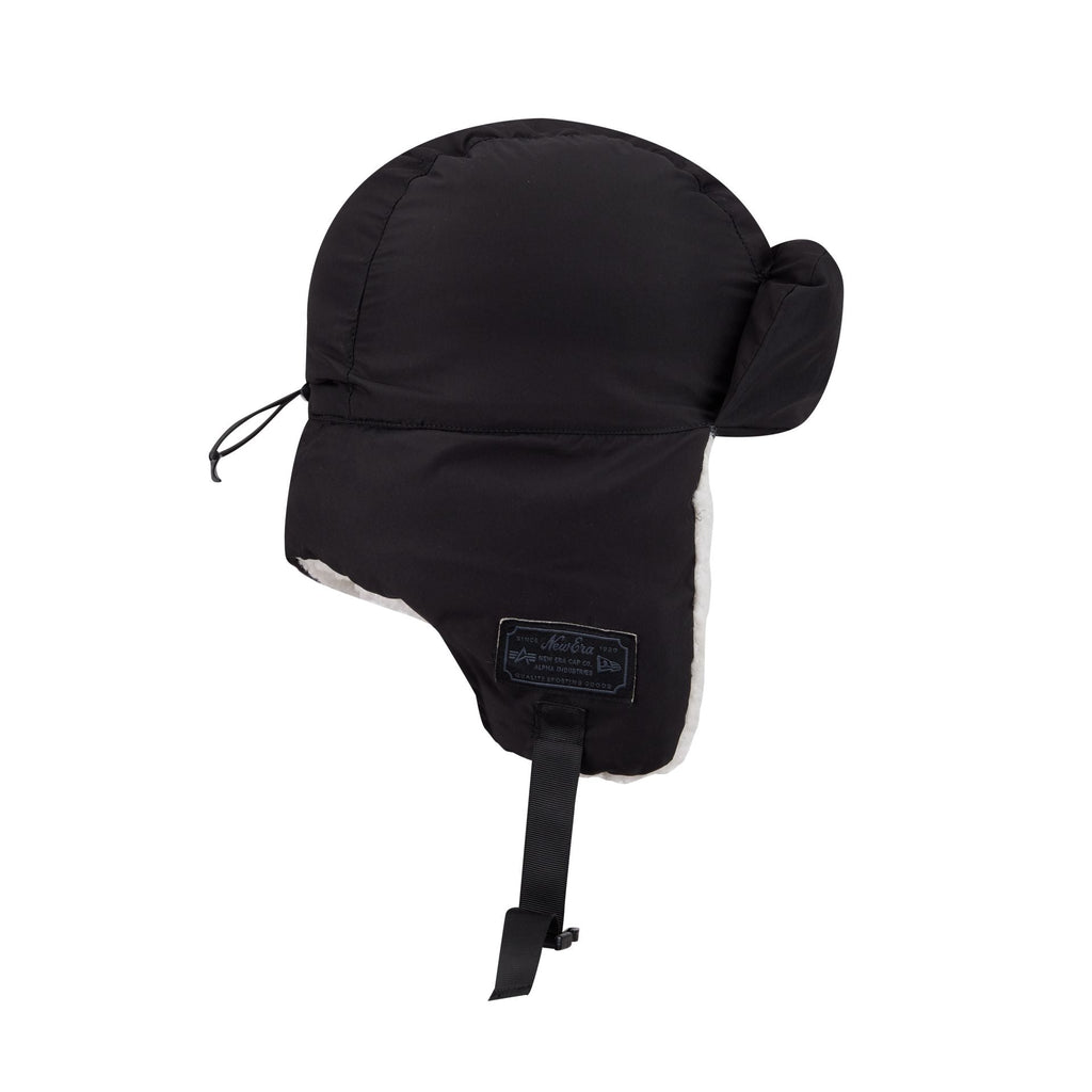 Alpha Industries x New York Yankees Black Puffer Trapper Hat