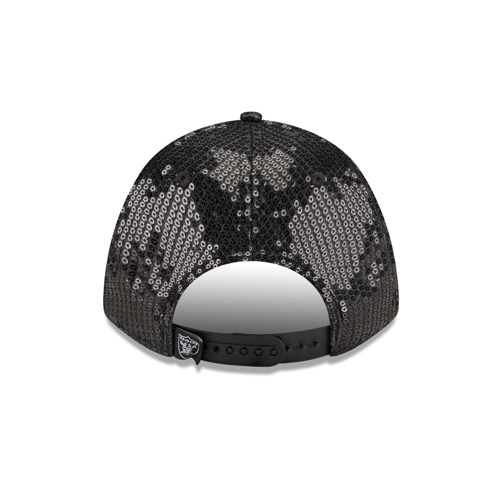 Las Vegas Raiders Sequin Script Women's 9FORTY M-Crown Snapback Hat