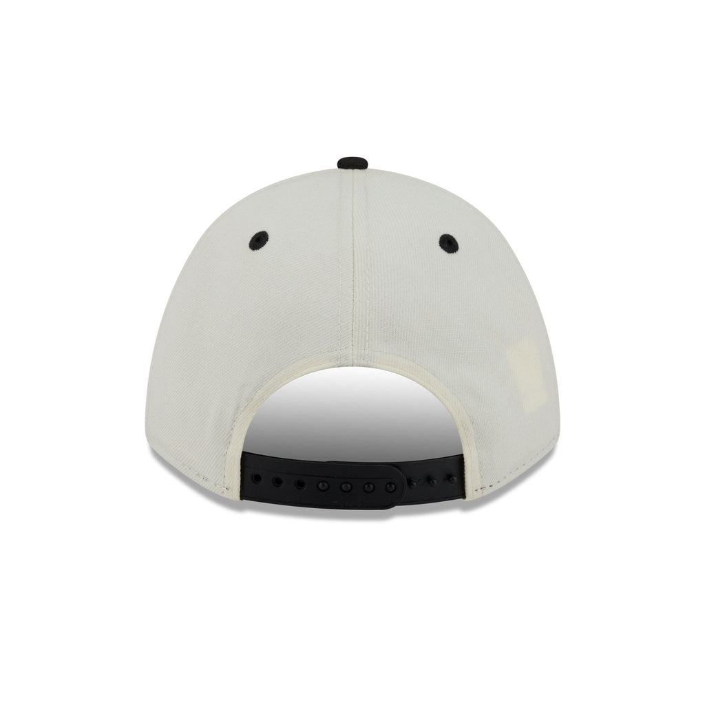 Pittsburgh Steelers Arched Graphic Chrome White 9FORTY M-Crown A-Frame Snapback Hat