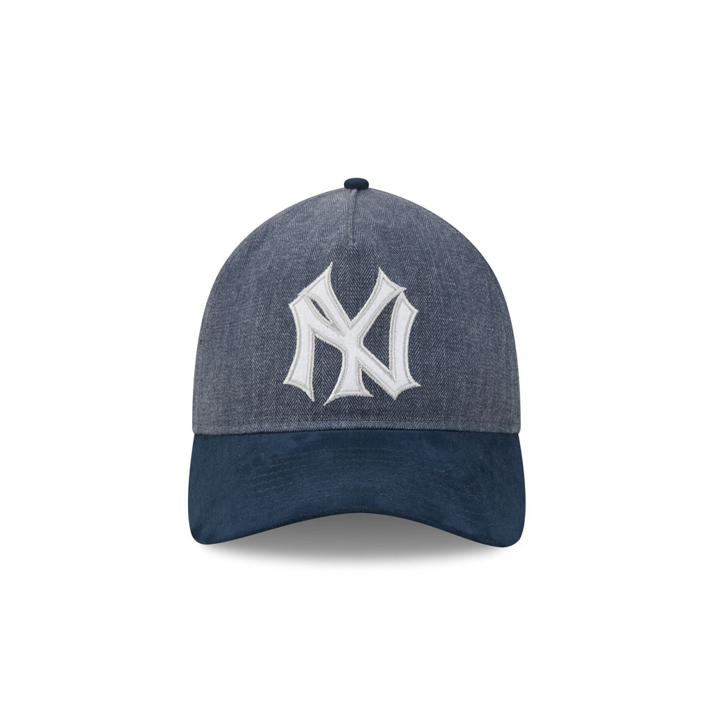New York Yankees Herringbone Team Colors 9TWENTY A-Frame Adjustable Hat