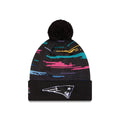 New England Patriots 2026 Crucial Catch Pom Knit Hat