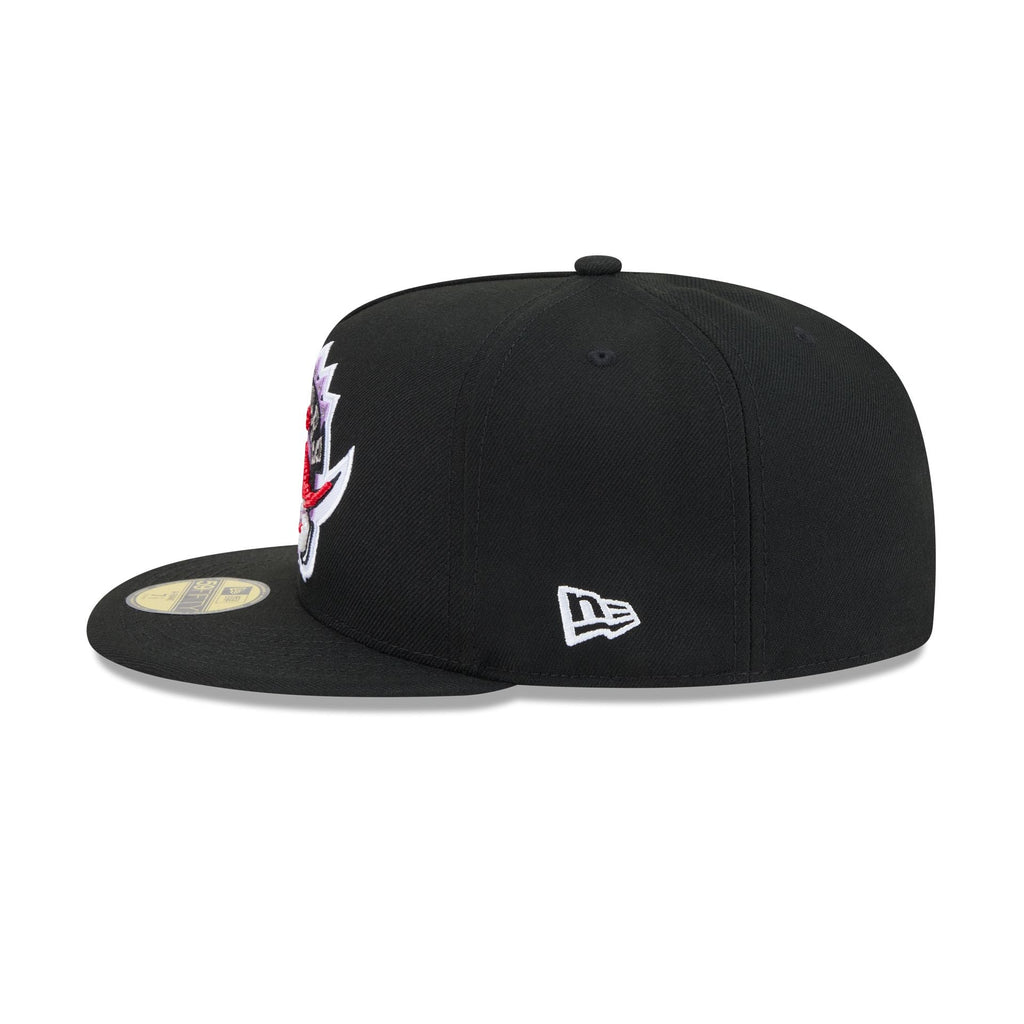 Just Caps Beaded Toronto Raptors 59FIFTY A-Frame Fitted Hat