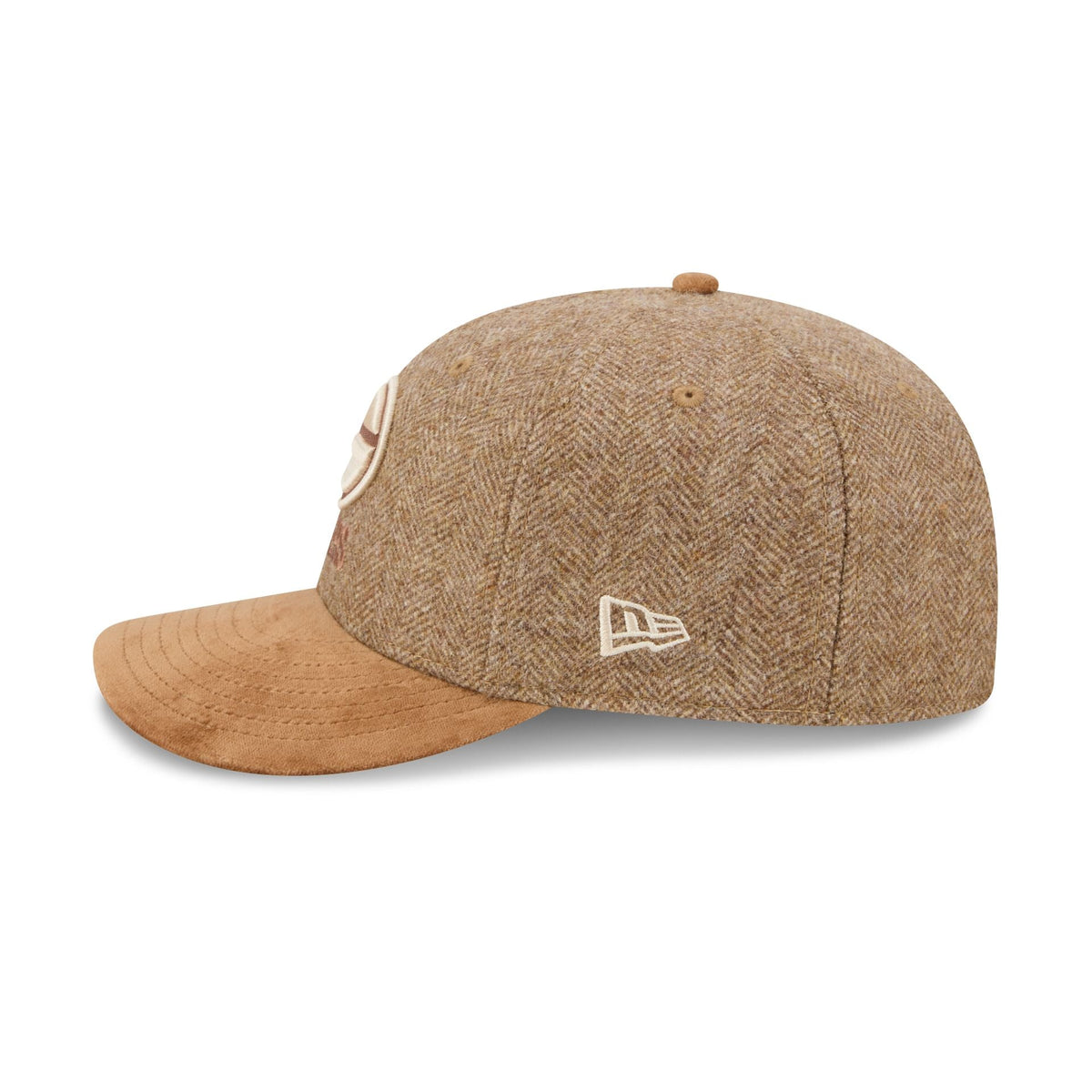 Green Bay Packers Moon Brisbane Moss Brown Visor 59FIFTY Fitted Hat