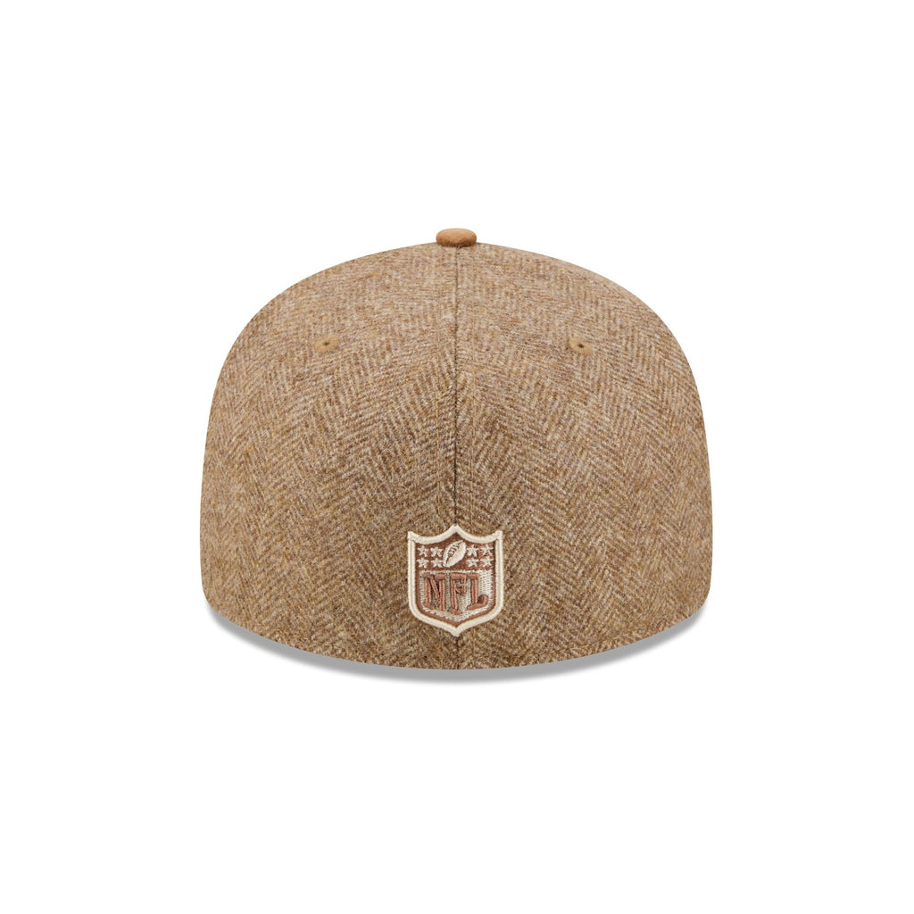 Green Bay Packers Moon Brisbane Moss Brown Visor 59FIFTY Fitted Hat