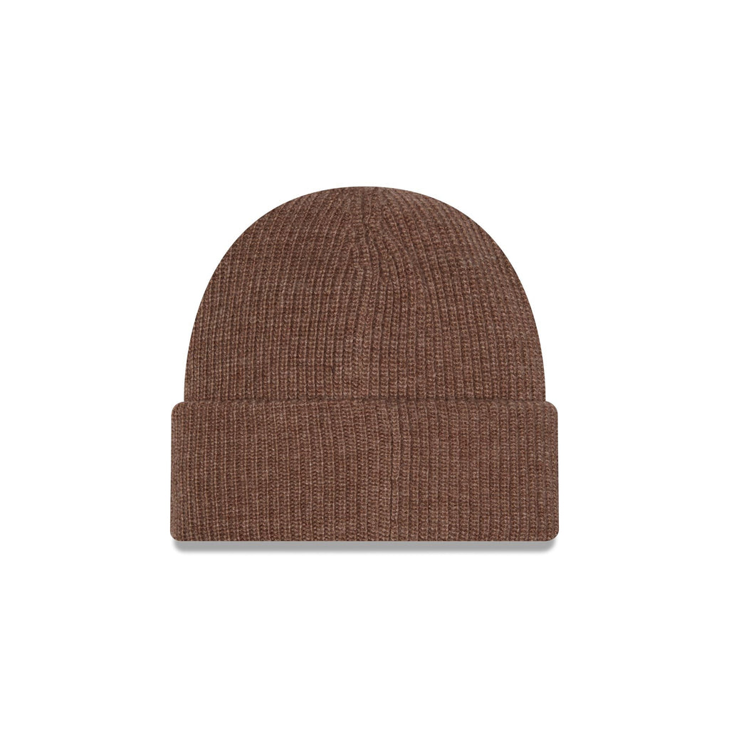 New York Mets Woolen Tan Short Cuff Knit Beanie Hat