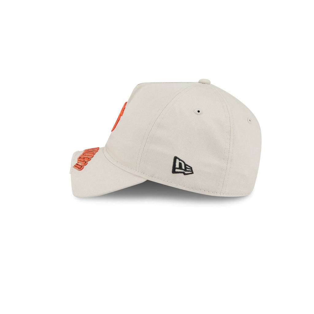 San Francisco Giants Stone 9FORTY A-Frame Unstructured Cut-Off Visor Snapback Hat