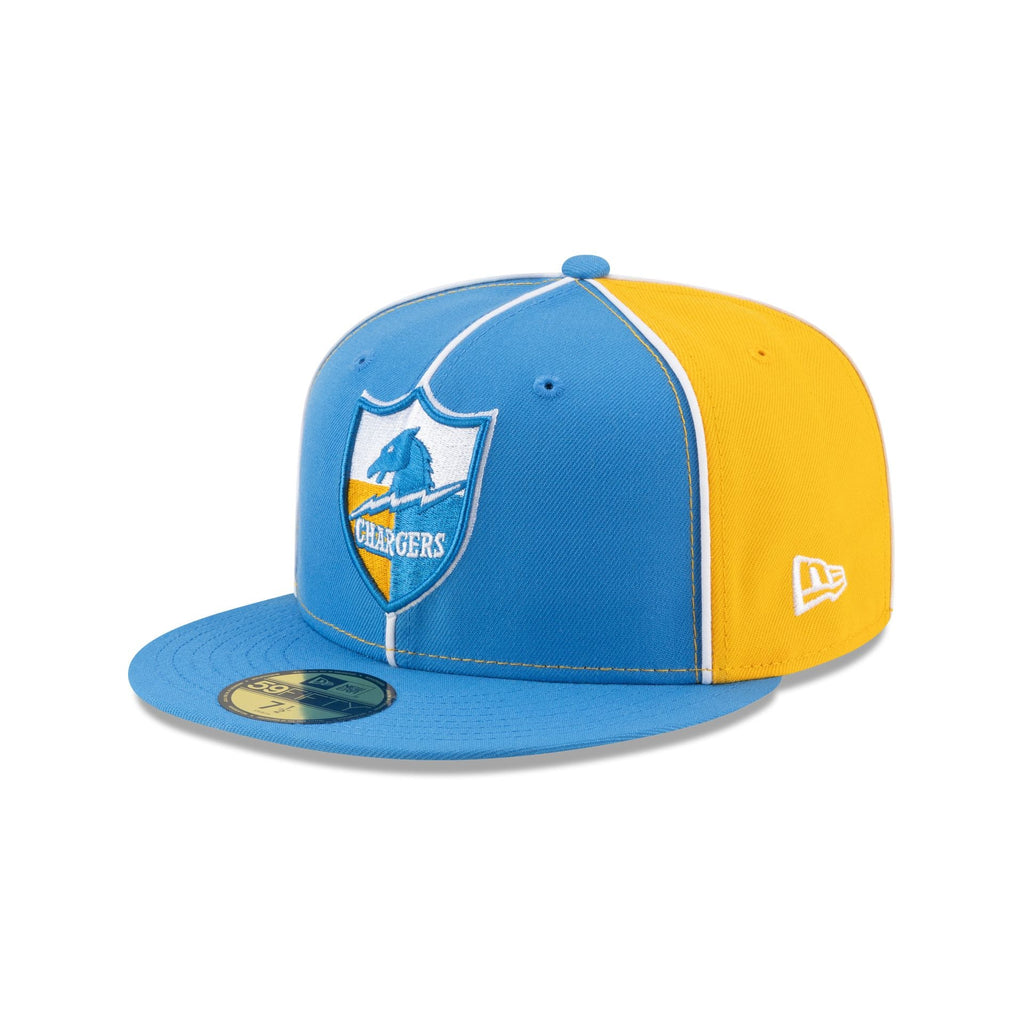Los Angeles Chargers Two-Tone Pinwheel 59FIFTY Fitted Hat