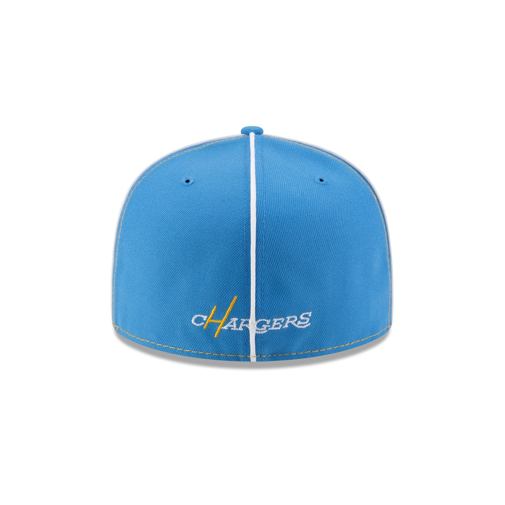 Los Angeles Chargers Two-Tone Pinwheel 59FIFTY Fitted Hat