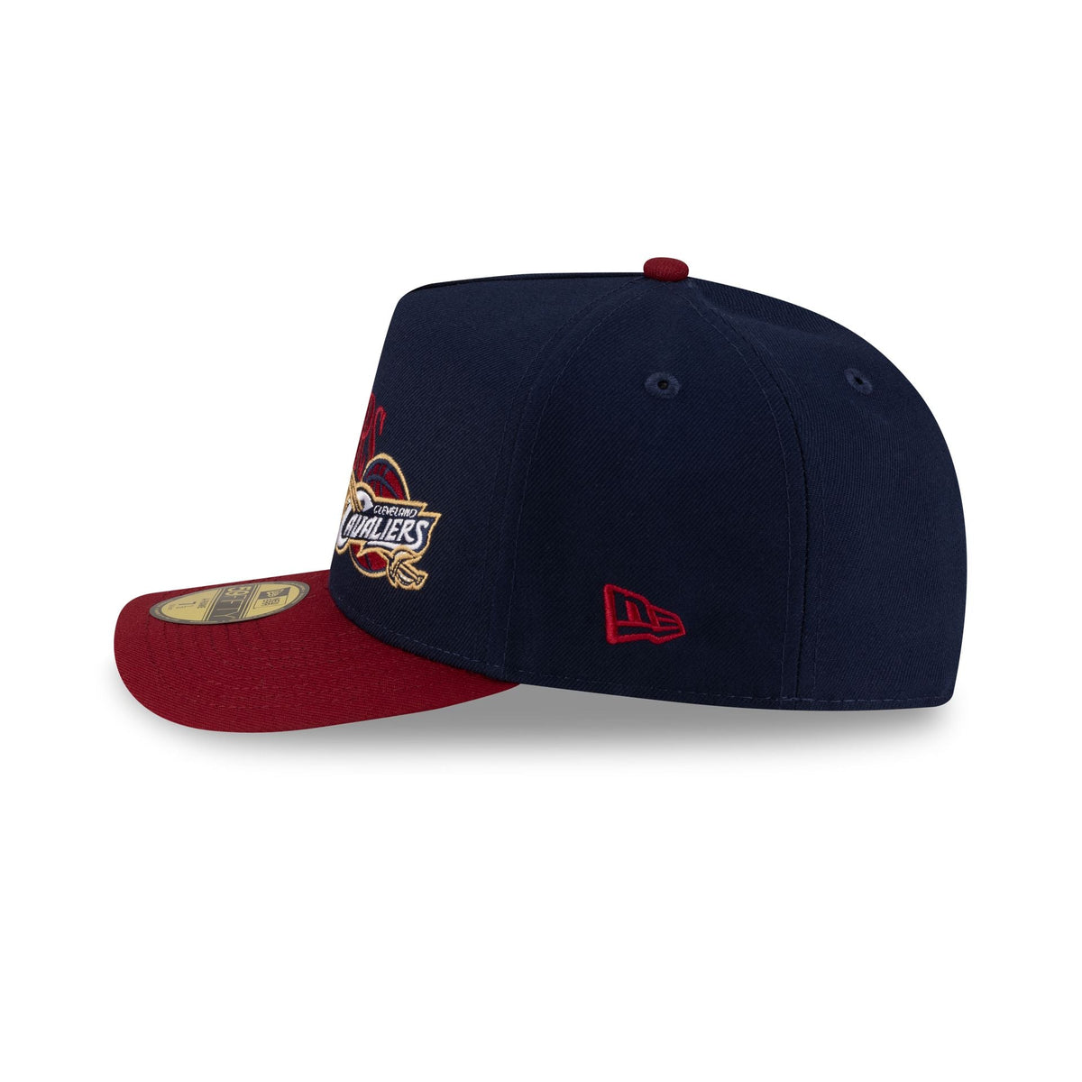 Cleveland Cavaliers 2010-2017 Hardwood Classics Liner 59FIFTY A-Frame Fitted Hat