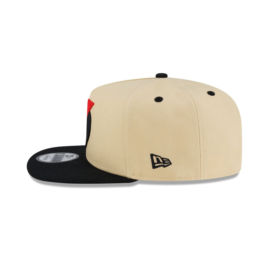 Portland Trail Blazers Hardwood Classics 2000s Gold 9FIFTY A-Frame Snapback Hat