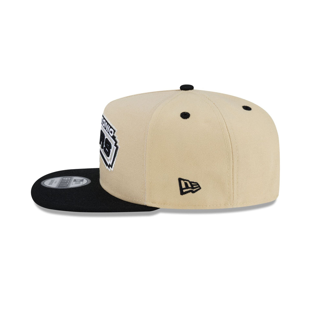 San Antonio Spurs Hardwood Classics 2000s Gold 9FIFTY A-Frame Snapback Hat