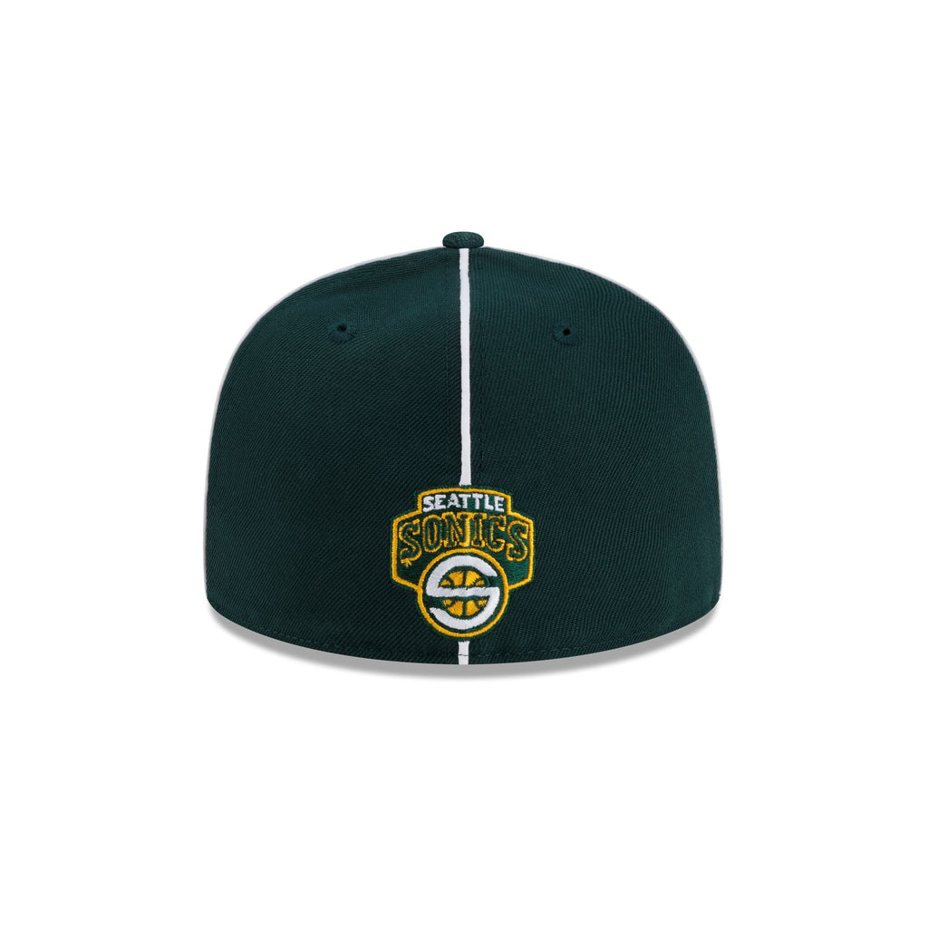 Seattle SuperSonics Hardwood Classics 2000s Piping 59FIFTY Fitted Hat