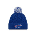 Buffalo Bills Cozy Cable Women's Pom Knit Hat